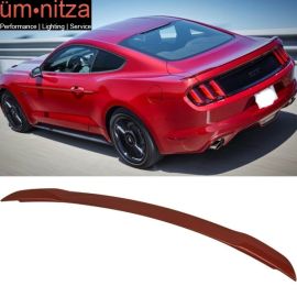 Fits 15-19 Ford Mustang GT Style Trunk Spoiler Painted Ruby Red # RR - ABS