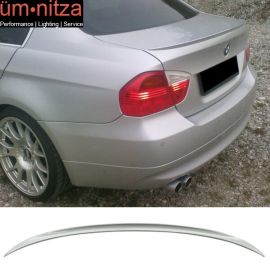 Fits 06-11 BMW E90 3-Series M3 Style Rear Trunk Spoiler Wing Painted #A52 Gray