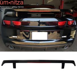 Fits 10-13 Chevy Camaro GM High Wing ABS Trunk Spoiler & LED 3rd Brake Light