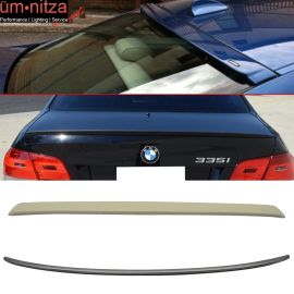 Fits 07-13 Fit BMW 3 Series E92 Coupe M3 Trunk Spoiler & AC Roof Wing Unpainted ABS
