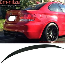 Fit 07-13 BMW E82 1 Series 2Dr P Style Trunk Spoiler Painted #475 Black Sapphire