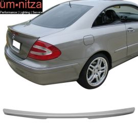 Fits 03-08 CLK W209 Coupe AMG Trunk Spoiler Painted Silver Metallic #744 775