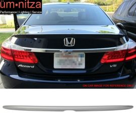 Fits 13-17 Honda Accord 9th 4DR Sedan OE Style Trunk Spoiler Wing #NH700M Silver