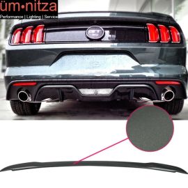 Fits 15-19 Ford Mustang 2Dr Coupe GT Style Trunk Spoiler Painted Guard # HN -ABS