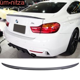 Fits 14-20 BMW F32 4 Series Performance Style Trunk Spoiler Painted Matte Black
