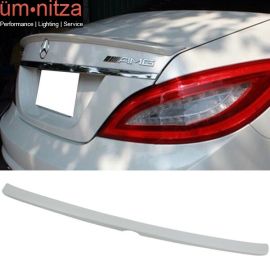 11-17 Benz CLS-Class W218 AMG Trunk Spoiler Painted #799 Diamond White Pearl ABS