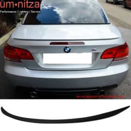 07-13 BMW 3-Series E93 Convertible M3 Style Trunk Spoiler Painted #668 Jet Black