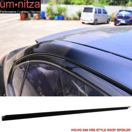 Fits 08-12 S40 2nd facelift VRS Style Unpainted Rear Roof Spoiler Wing Visor PUF