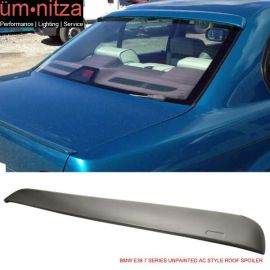 Fits 95-01 Fit BMW E38 7 Series 4Door AC Style Unpainted Roof Spoiler - ABS