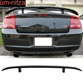 Fits 06-10 Dodge Charger Trunk Spoiler Wing Painted #PXR Brilliant Black Pearl