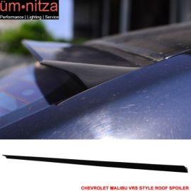 Fits 04-07 Chevrolet Malibu 6th VRS Style Roof Spoiler Unpainted Black - PUF