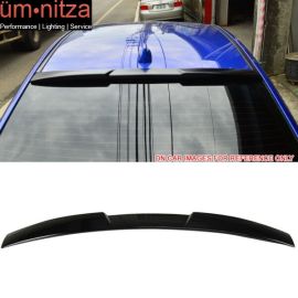 Fits 15-21 Subaru WRX STI Roof Spoiler Painted #D4S Crystal Black Silica Pearl