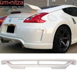 Fits 09-21 Nissan 370Z Z34 N Style Trunk Spoiler Painted #QAB White Pearl - ABS
