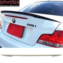 Fits 07-13 BMW 1-Series E82 Coupe Performance Style Rear Trunk Spoiler Wing ABS