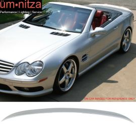 Fits 03-11 Benz R230 SL-Class AMG Style Rear Trunk Spoiler Painted #762 Silver