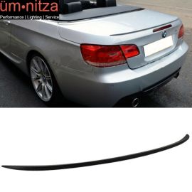 Fits 07-13 Fit BMW 3-Series E93 Convertible M3 Style Unpainted ABS Trunk Spoiler