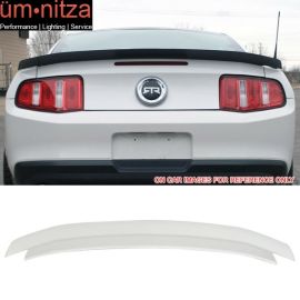Fits 10-14 Ford Mustang Trunk Spoiler Painted Oxford White # YZ - ABS