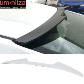 Fits 16-18 Civic Sedan V Style Painted Roof Spoiler #NH788P White Orchid Pearl