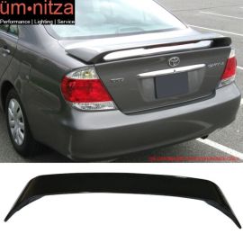 Fits 02-06 Toyota Camry Sedan OE Factory Style Trunk Spoiler Painted #202 Black