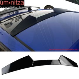 Fits 16-18 Civic Coupe V Style Painted Roof Spoiler #NH731P Crystal Black Pearl