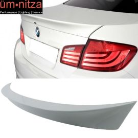 Fits 11-16 5 Series F10 AC Trunk Spoiler Wing Painted Alpine White III #300