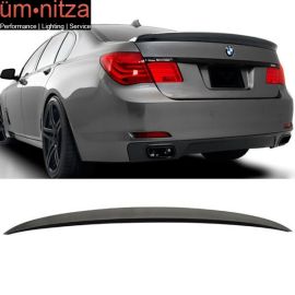 Fits 09-15 Fit BMW 7 Series F01 AC Style Unpainted ABS Trunk Spoiler Wing
