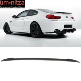 Fits 12-19 BMW F13 6 Series Coupe V Style Rear Trunk Spoiler ABS Matte Black