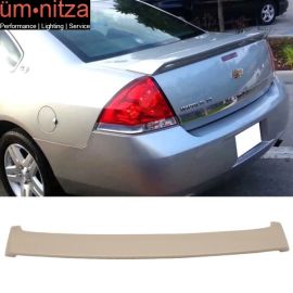 Fits 06-13 Chevrolet Chevy Impala OE Factory Style Rear Trunk Spoiler Wing - ABS