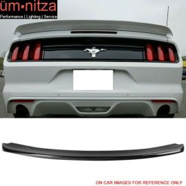 Fits 15-19 Ford Mustang Track Pack Trunk Spoiler Painted #J7 Magnetic Metallic