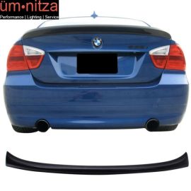 Fits 06-11 BMW 3 Series E90 4DR Sedan M3 Style Trunk Spoiler Wing Tail Unpainted