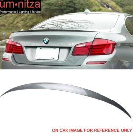 11-16 BMW F10 Sedan 4Dr M5 Style Painted Trunk Spoiler #A52 Space Gray Metallic