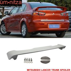 Fits 08-15 Mitsubishi Lancer ABS OE Factory Style Rear Spoiler Wing Unpainted