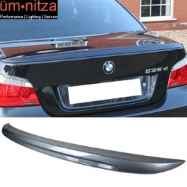 04-10 Fit BMW E60 5-Series M5 Trunk Spoiler Painted #A08 Sterling Silver Metallic