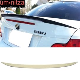 Fits 07-13 BMW 1- Series E82 Coupe Performance Unpainted ABS Trunk Spoiler Wing