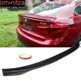 Fits 15-19 BMW X6 F16 Carbon Fiber Rear Trunk Lid Spoiler Wing Performance Style