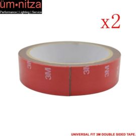 2x Rolls Acrylic Foam 3M Double Sided Adhesive Mounting Glue Tape 90in x 1in