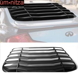 Fits 03-07 Infiniti G35 Coupe Rear Window Louver Unpainted ABS