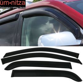 Fits 05-10 Kia Sportage Window Visors Acrylic Sun Shade Rain Guard 4PC Set