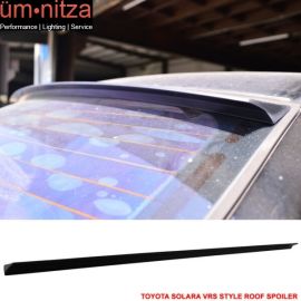 Fits 04-08 Solara Coupe 2nd VRS Style Unpainted Rear Roof Spoiler Wing Visor PUF