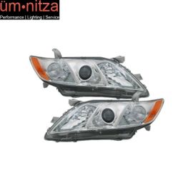 Fits 07-09 Toyota Camry RH LH Headlights Lamps