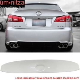 Fits 06-13 Lexus IS250 IS350 IS-F Trunk Spoiler Painted Starfire # 077 - ABS