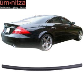 Fits 05-10 Benz W219 CLS-Class AMG Style Painted #040 Black Rear Trunk Spoiler