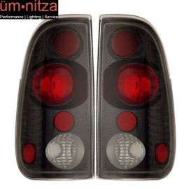Fits 97-03 Ford F-150 F-Series Tail Lights Version 2 Carbon