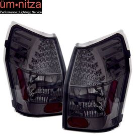 Fits 05-08 Dodge Magnum LED Tail Lights Smoke Lamps Pairs