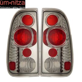Fits 97-03 Ford F-150 F-Series Tail Lights Version 2 Chrome
