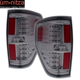 Fits 09-10 Ford F150 LED Tail Lights Lamps Smoke Lens Pair