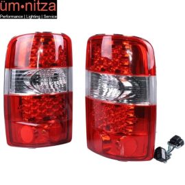 Fits 00-06 Chevy Tahoe Suburban Denali LED Tail Lights R Clear