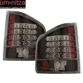 Fits 94-01 Chevy S10 GMC Sonoma LED Tail Lights Black