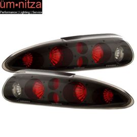 Fits 93-02 Chevy Camaro 2-Door Tail Lights Rear Lamps Pairs Black