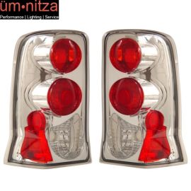 Fits 02-06 Cadillac Escalade Tail Lights Chrome Lamps